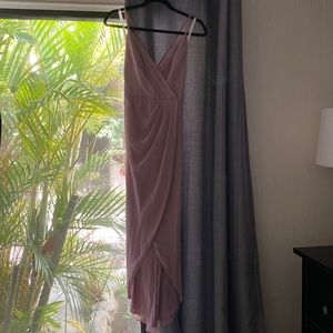 David’s Bridal Bridesmaid Dress Tulip Hem